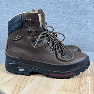 Lowa Baffin Pro Boots Mens 8 Womens 8.5 Narrow Brown Hiking Trekking Backpacking